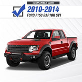 for Ford Aftermarket Front Bumpers Compatible with 2010-2014 Ford F150 F-150 SVT Raptor with Winch Plate | Yzona